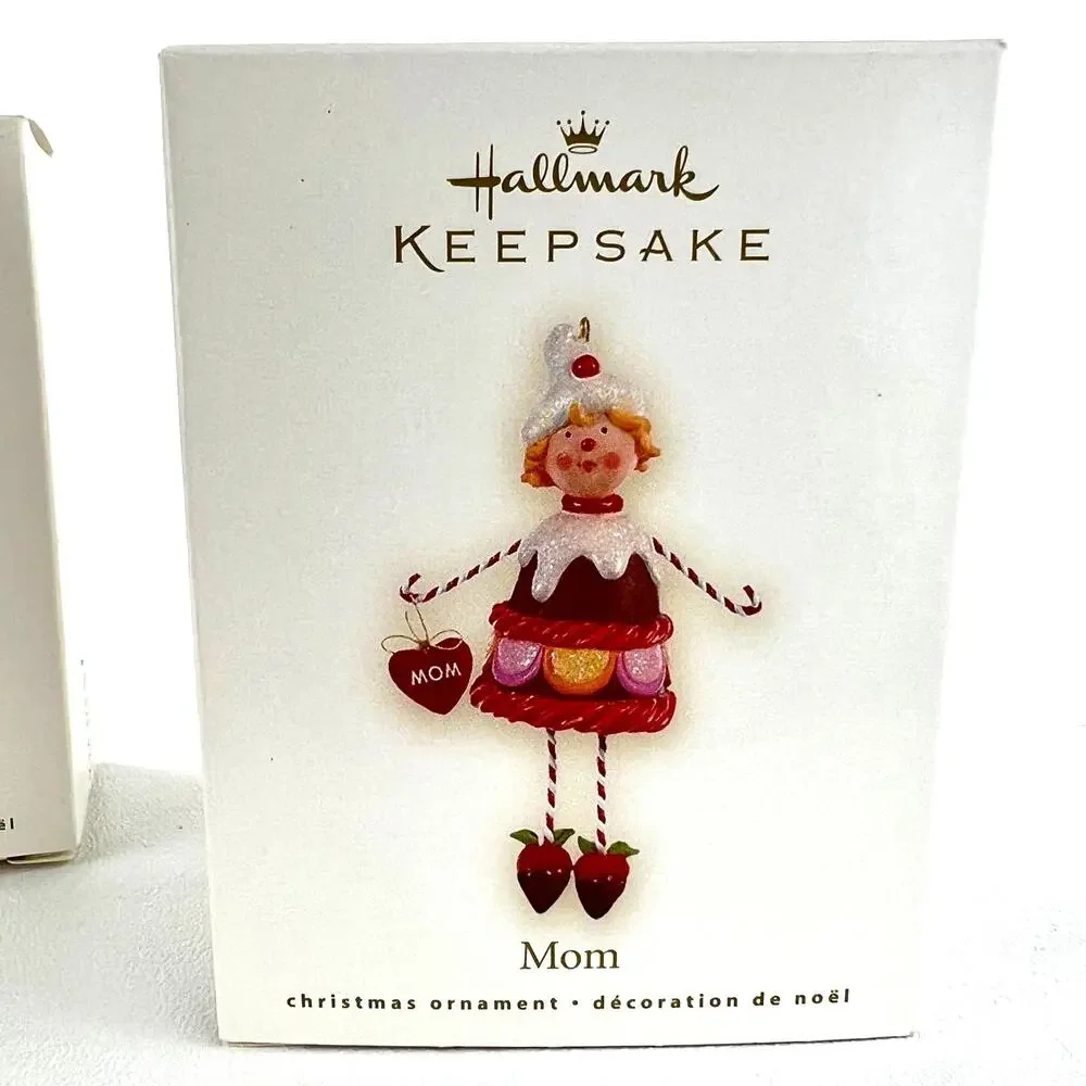Hallmark Keepsake Ornaments Candy Mom Candy Dad 2008 Boxed Two Ornaments